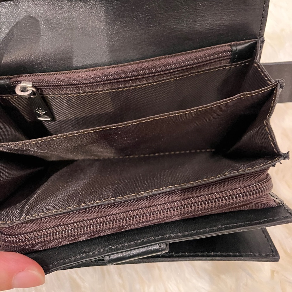Patricia Nash Black Embossed Belt Bag - Picture 7 of 12